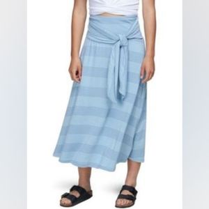 Patagonia Blue Striped Skirt